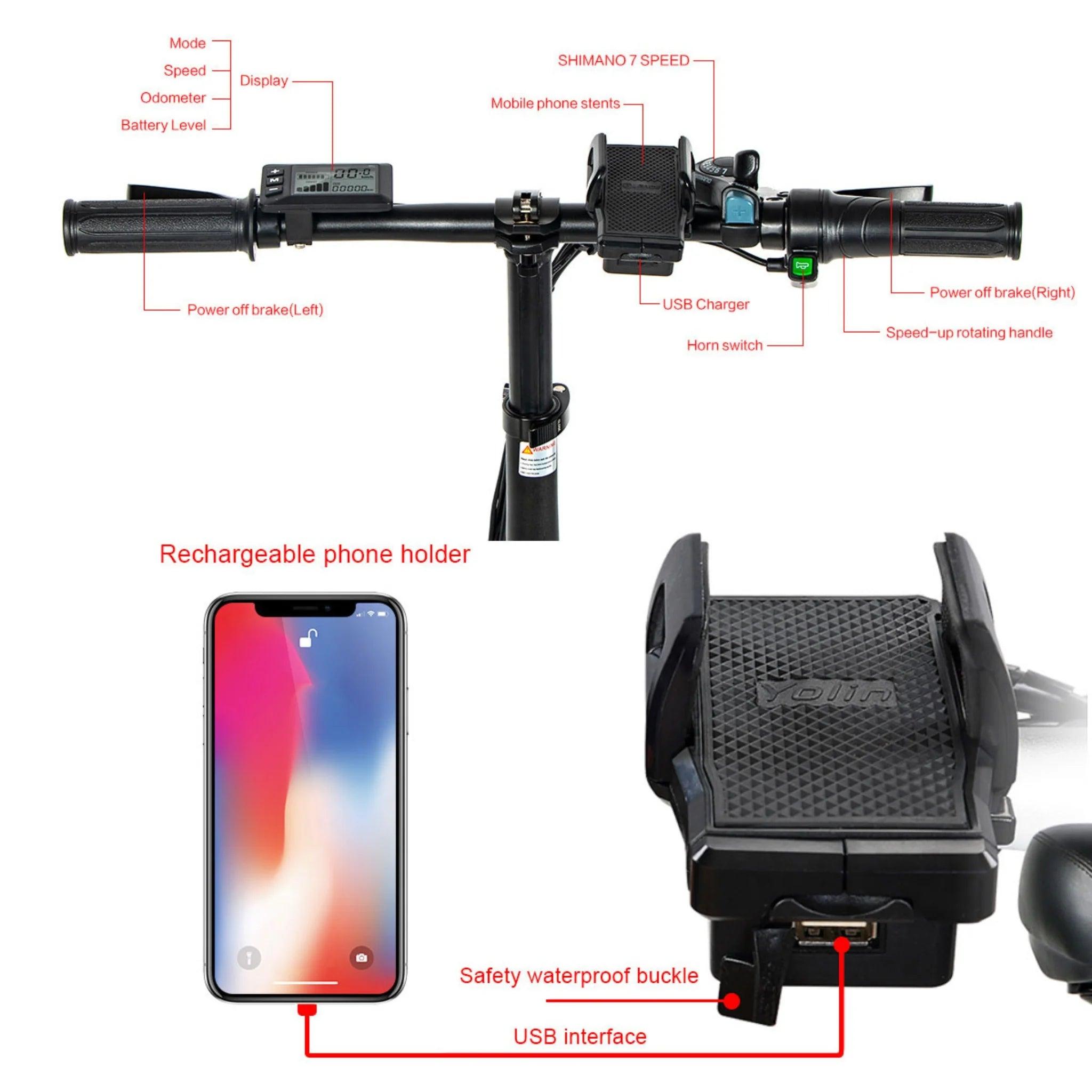 Samebike XD30 Foldable - Stick a Tree